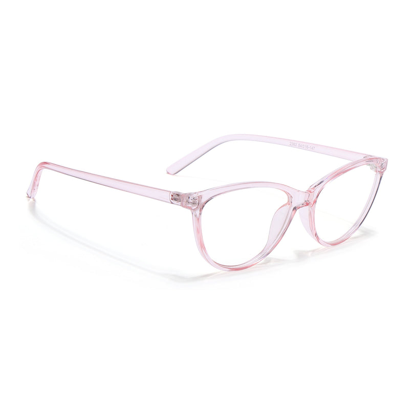 Eyejack Canment Pink Cateye Eyeglasses for Women (CM2363FCL1772-C7)