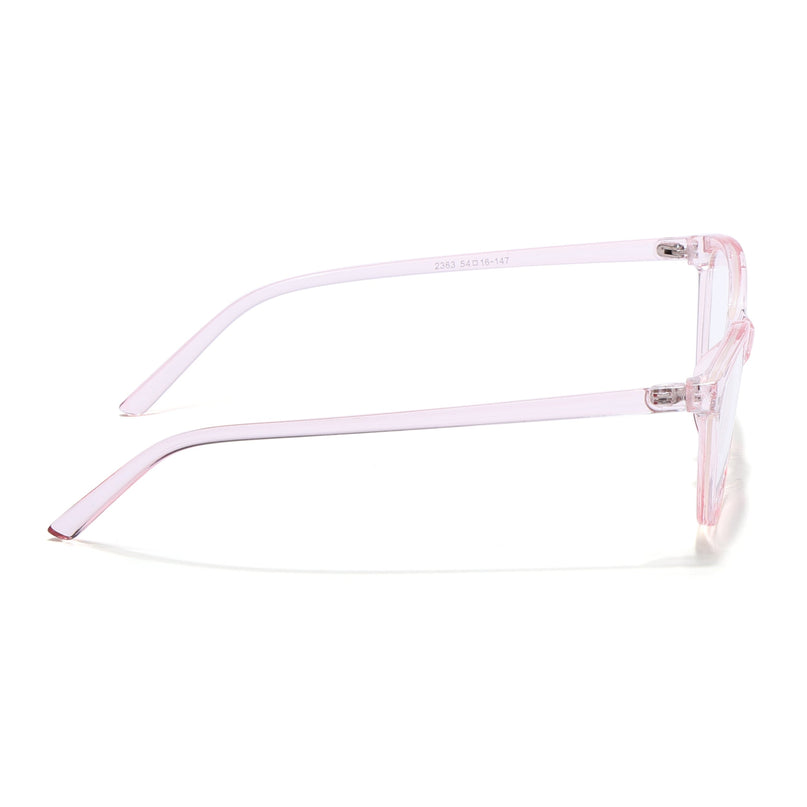 Eyejack Canment Pink Cateye Eyeglasses for Women (CM2363FCL1772-C7)