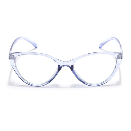 Eyejack Canment Blue Cateye Eyeglasses for Women (CM2383FCL1775-C2)