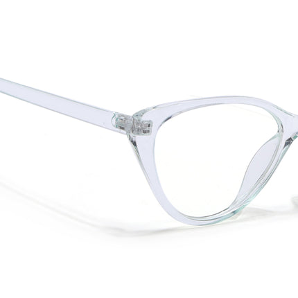 Eyejack Canment Sea Green Cateye Eyeglasses for Women (CM2383FCL1777-C4)