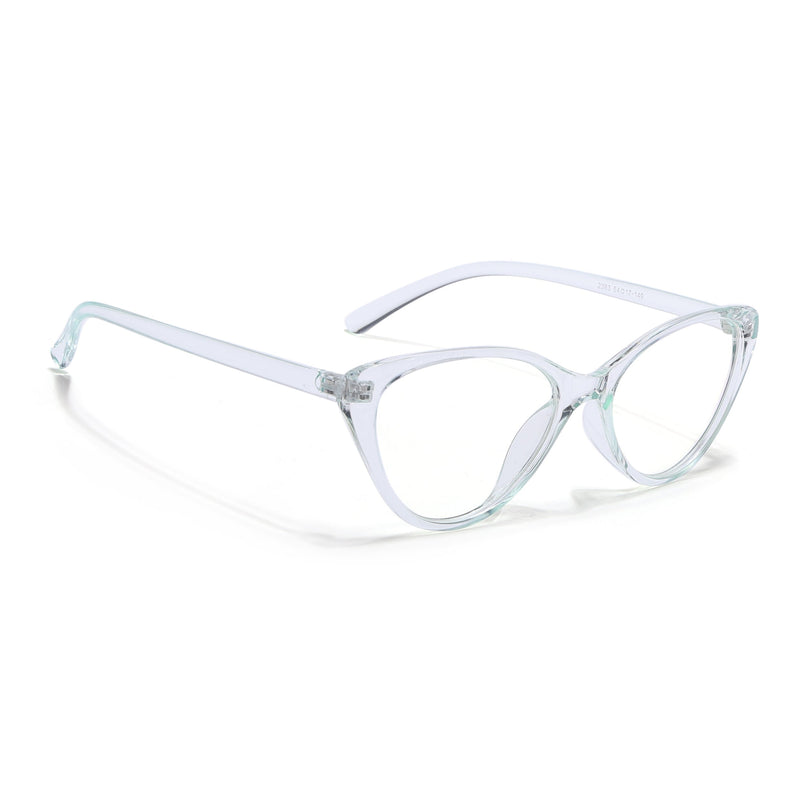Eyejack Canment Sea Green Cateye Eyeglasses for Women (CM2383FCL1777-C4)