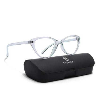 Eyejack Canment Sea Green Cateye Eyeglasses for Women (CM2383FCL1777-C4)