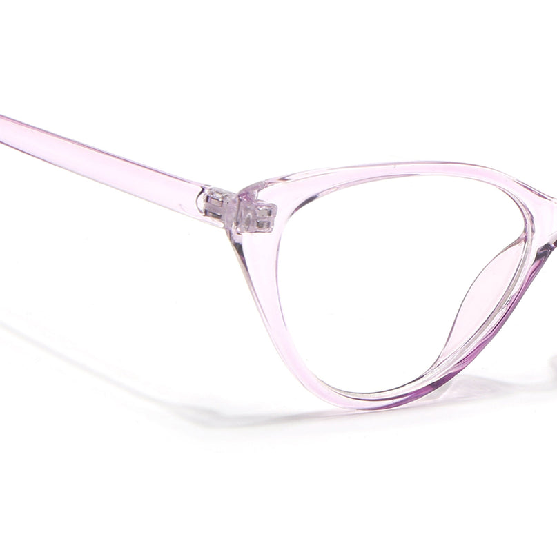 Eyejack Canment Purple Cateye Eyeglasses for Women (CM2383FCL1778-C5)
