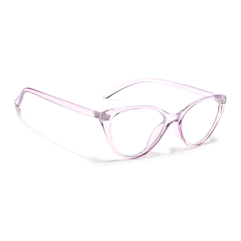 Eyejack Canment Purple Cateye Eyeglasses for Women (CM2383FCL1778-C5)