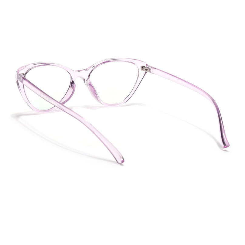 Eyejack Canment Purple Cateye Eyeglasses for Women (CM2383FCL1778-C5)