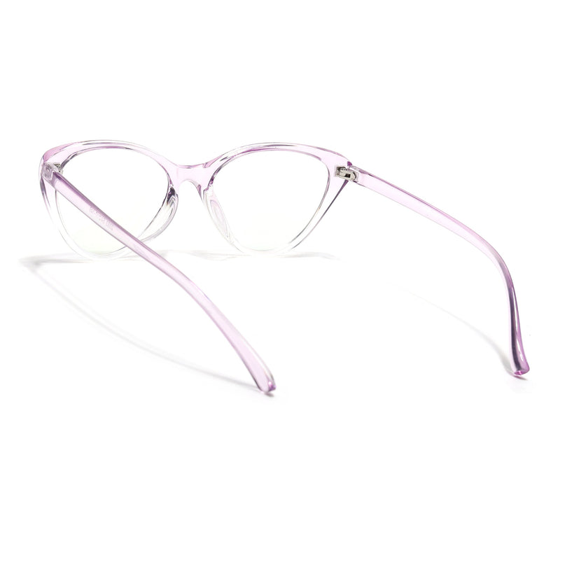 Eyejack Canment Light Purple Cateye Eyeglasses for Women (CM2383FCL1779-C6)