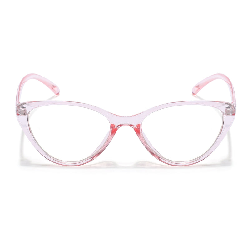 Eyejack Canment Pink Cateye Eyeglasses for Women (CM2383FCL1780-C7)