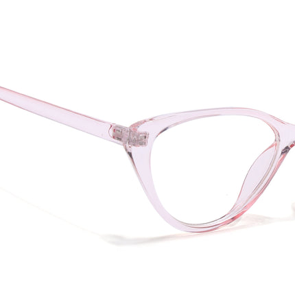 Eyejack Canment Pink Cateye Eyeglasses for Women (CM2383FCL1780-C7)