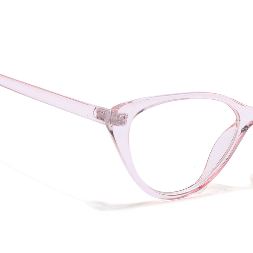 Eyejack Canment Pink Cateye Eyeglasses for Women (CM2383FCL1780-C7)