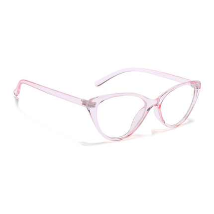 Eyejack Canment Pink Cateye Eyeglasses for Women (CM2383FCL1780-C7)