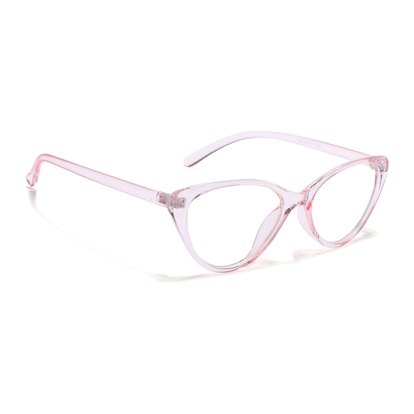 Eyejack Canment Pink Cateye Eyeglasses for Women (CM2383FCL1780-C7)