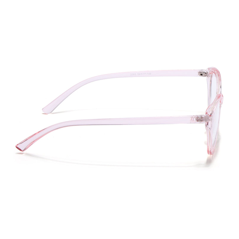 Eyejack Canment Pink Cateye Eyeglasses for Women (CM2383FCL1780-C7)