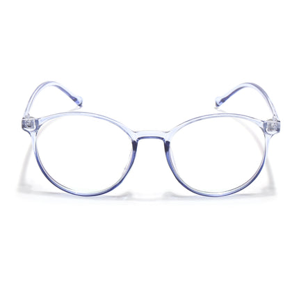 Eyejack Canment Blue Round Eyeglasses for Women (CM2439FCL1783-C2)