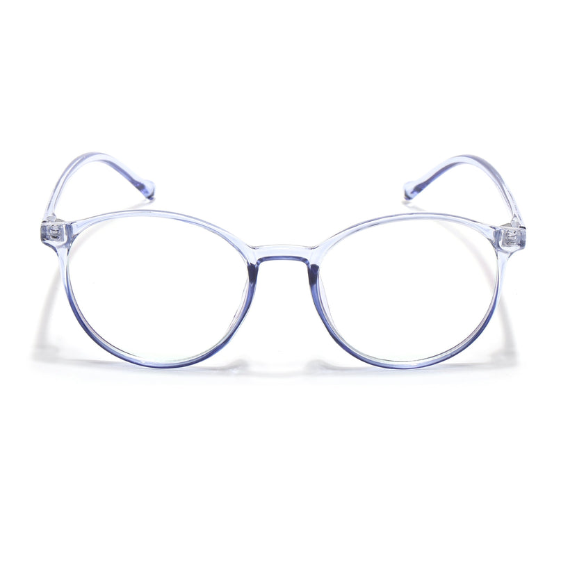 Eyejack Canment Blue Round Eyeglasses for Women (CM2439FCL1783-C2)