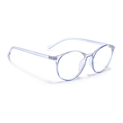 Eyejack Canment Blue Round Eyeglasses for Women (CM2439FCL1783-C2)