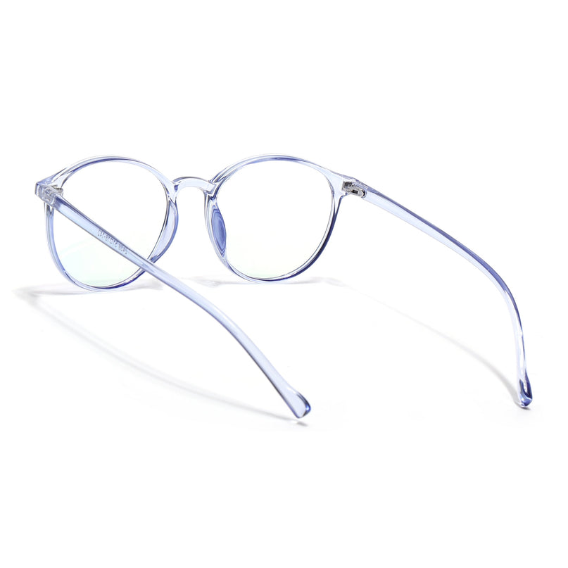 Eyejack Canment Blue Round Eyeglasses for Women (CM2439FCL1783-C2)