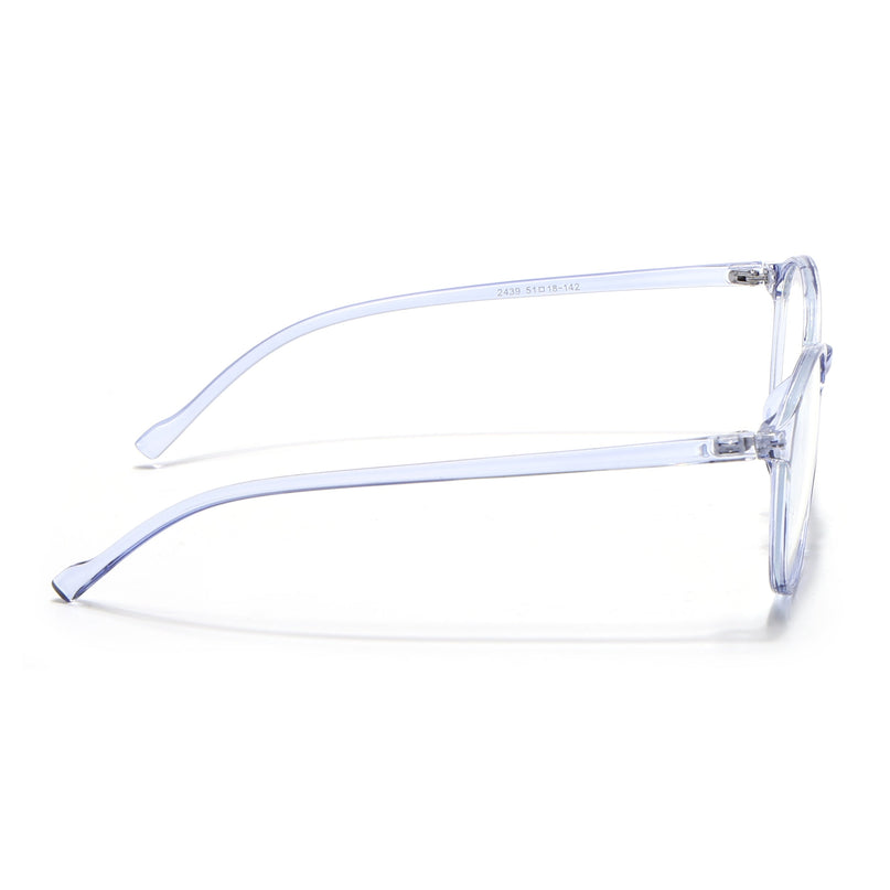 Eyejack Canment Blue Round Eyeglasses for Women (CM2439FCL1783-C2)
