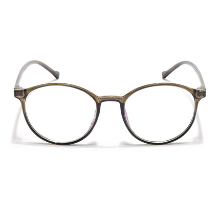 Eyejack Canment Olive Round Eyeglasses for Women (CM2439FCL1784-C3)