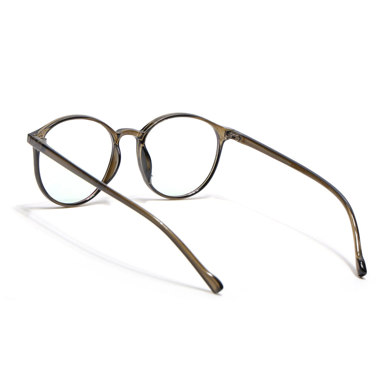 Eyejack Canment Olive Round Eyeglasses for Women (CM2439FCL1784-C3)