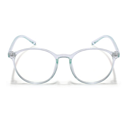 Eyejack Canment Sea Green Round Eyeglasses for Women (CM2439FCL1785-C4)