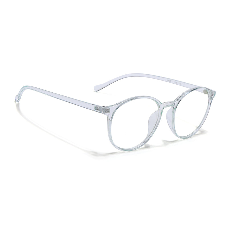 Eyejack Canment Sea Green Round Eyeglasses for Women (CM2439FCL1785-C4)