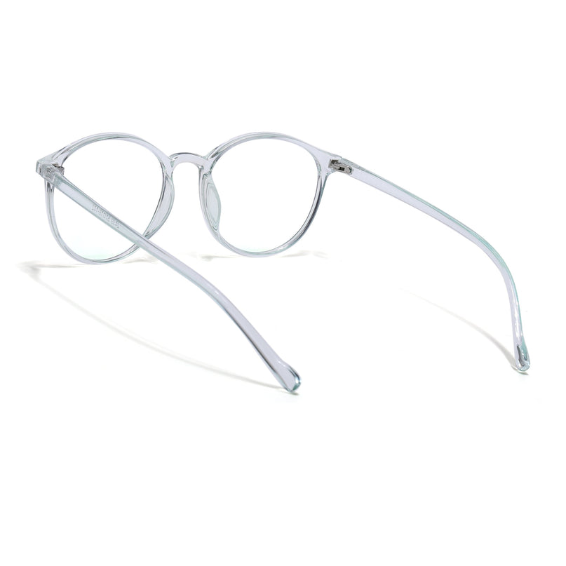 Eyejack Canment Sea Green Round Eyeglasses for Women (CM2439FCL1785-C4)