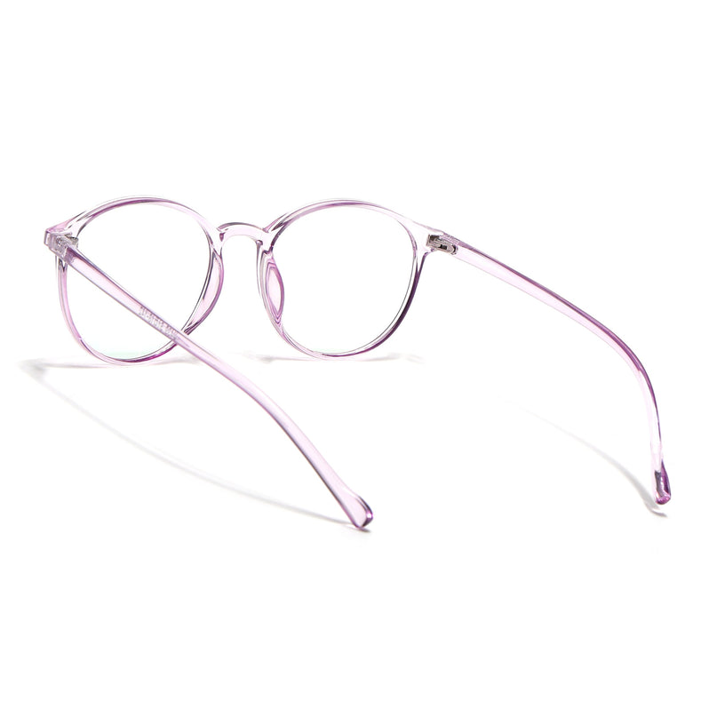 Eyejack Canment Purple Round Eyeglasses for Women (CM2439FCL1786-C5)
