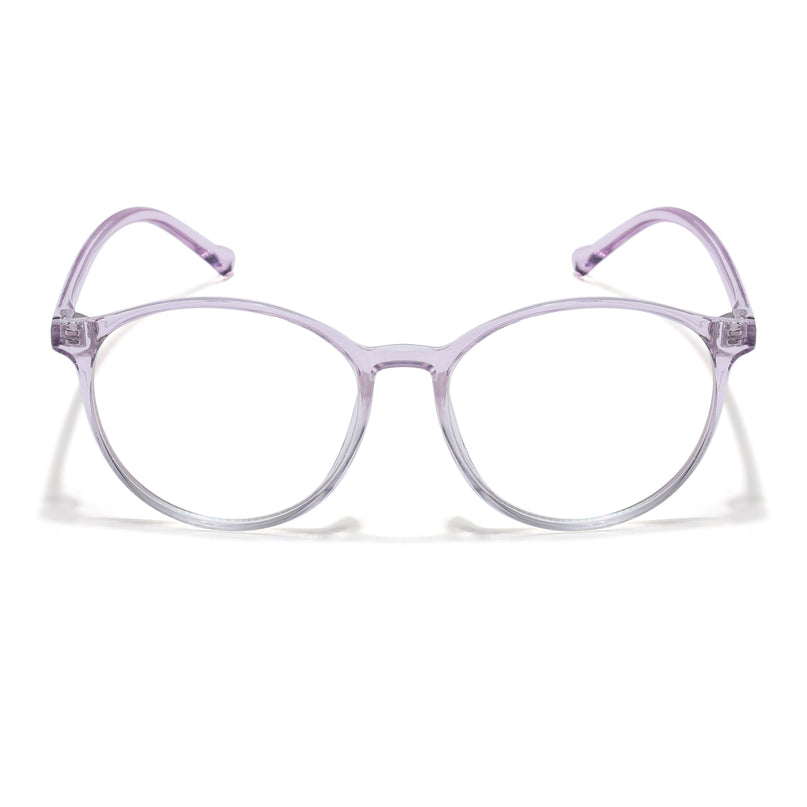 Eyejack Canment Light Purple Round Eyeglasses for Women (CM2439FCL1787-C6)