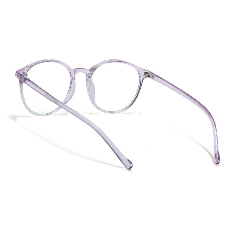 Eyejack Canment Light Purple Round Eyeglasses for Women (CM2439FCL1787-C6)