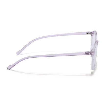 Eyejack Canment Light Purple Round Eyeglasses for Women (CM2439FCL1787-C6)