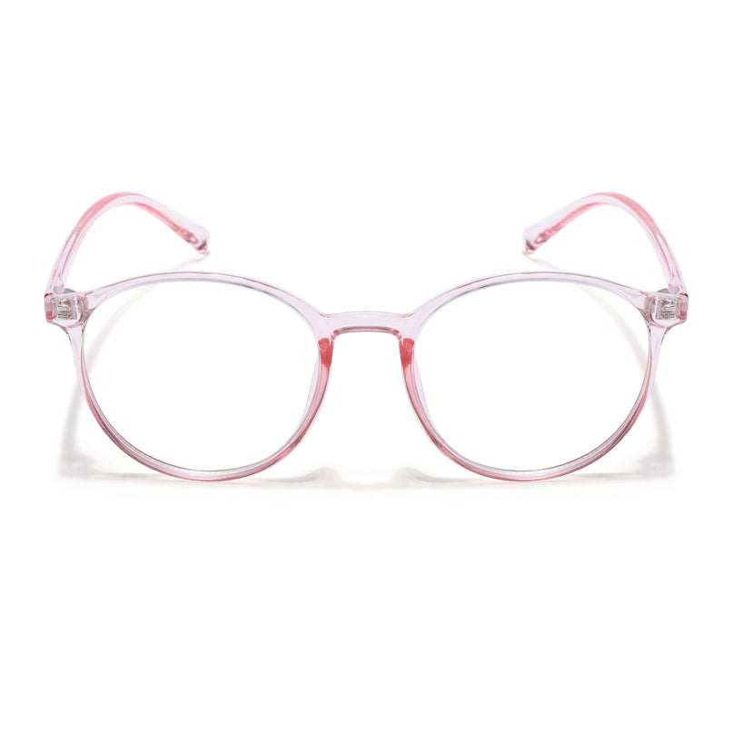 Eyejack Canment Pink Round Eyeglasses for Women (CM2439FCL1788-C7)