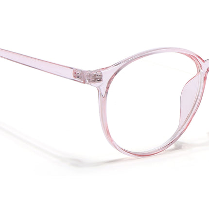 Eyejack Canment Pink Round Eyeglasses for Women (CM2439FCL1788-C7)