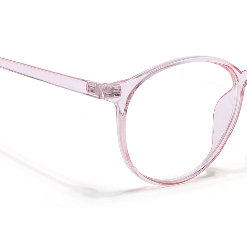 Eyejack Canment Pink Round Eyeglasses for Women (CM2439FCL1788-C7)