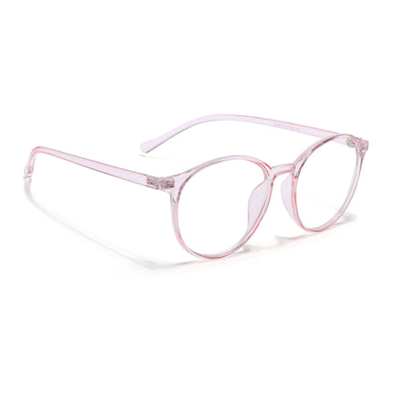 Eyejack Canment Pink Round Eyeglasses for Women (CM2439FCL1788-C7)