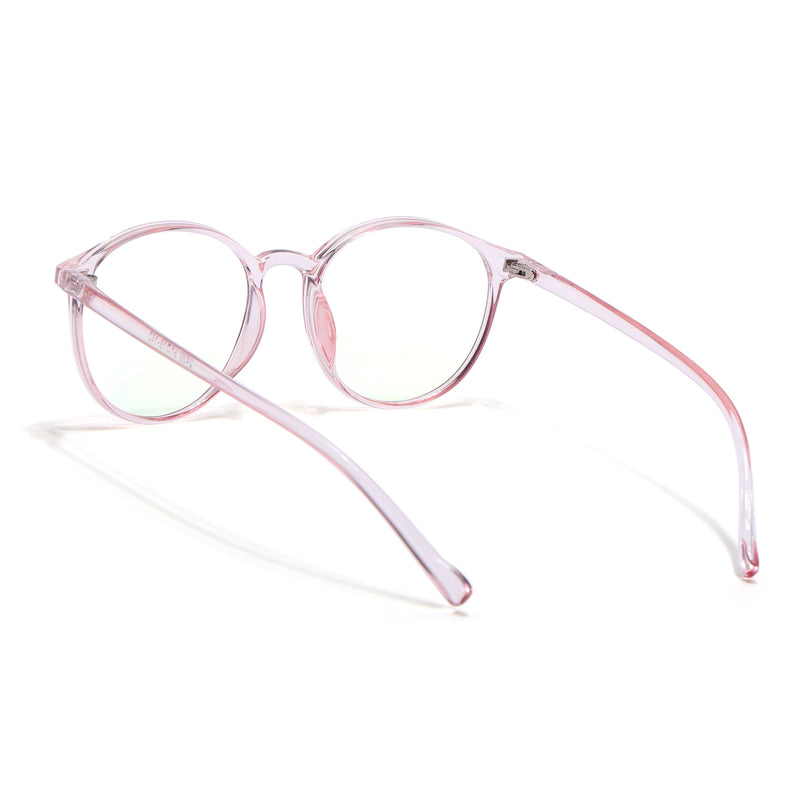 Eyejack Canment Pink Round Eyeglasses for Women (CM2439FCL1788-C7)