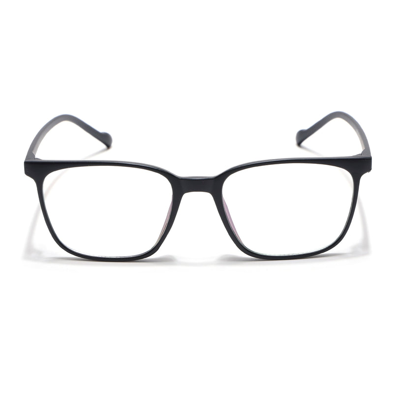 Eyejack Canment Matt Black Square Eyeglasses for Men & Women (CM2475FCL1791-C2)
