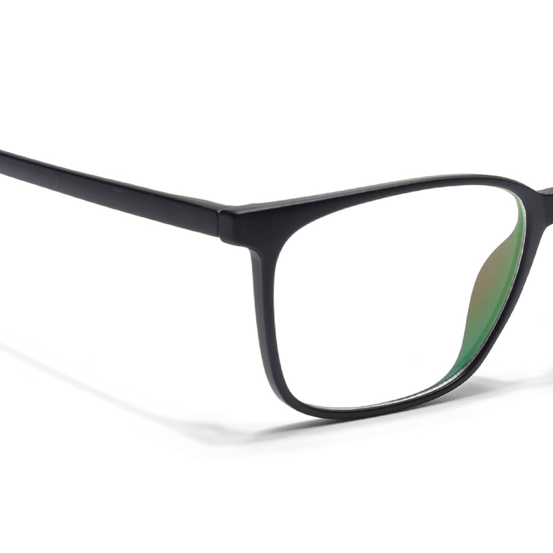 Eyejack Canment Matt Black Square Eyeglasses for Men & Women (CM2475FCL1791-C2)