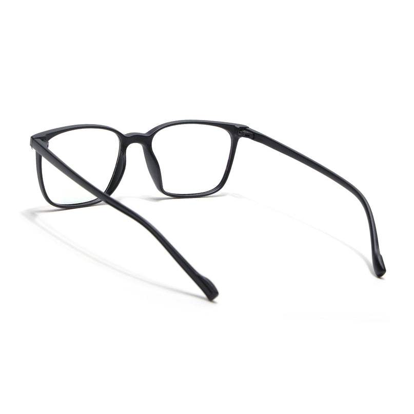 Eyejack Canment Matt Black Square Eyeglasses for Men & Women (CM2475FCL1791-C2)