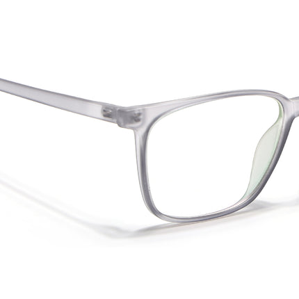 Eyejack Canment Grey Square Eyeglasses for Men & Women (CM2475FCL1792-C3)