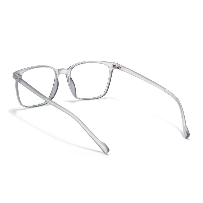 Eyejack Canment Grey Square Eyeglasses for Men & Women (CM2475FCL1792-C3)