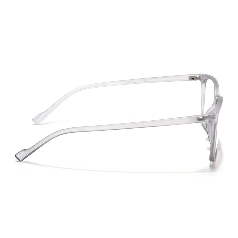 Eyejack Canment Grey Square Eyeglasses for Men & Women (CM2475FCL1792-C3)