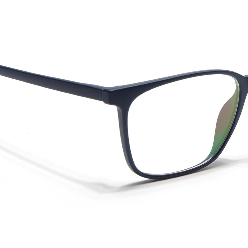 Eyejack Canment Navy Blue Square Eyeglasses for Men & Women (CM2475FCL1794-C5)