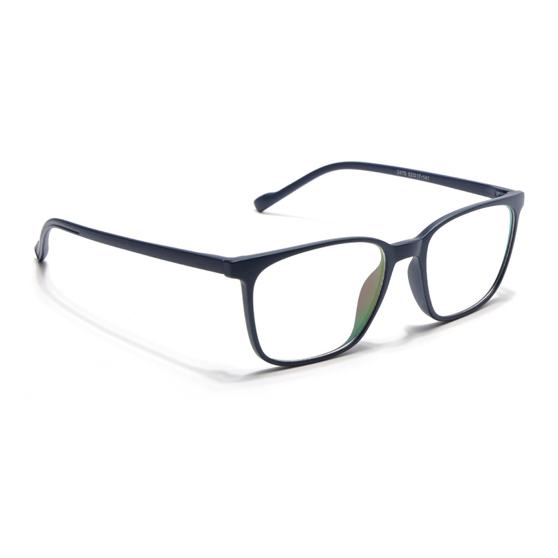 Eyejack Canment Navy Blue Square Eyeglasses for Men & Women (CM2475FCL1794-C5)