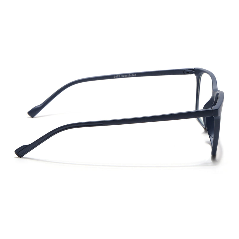 Eyejack Canment Navy Blue Square Eyeglasses for Men & Women (CM2475FCL1794-C5)