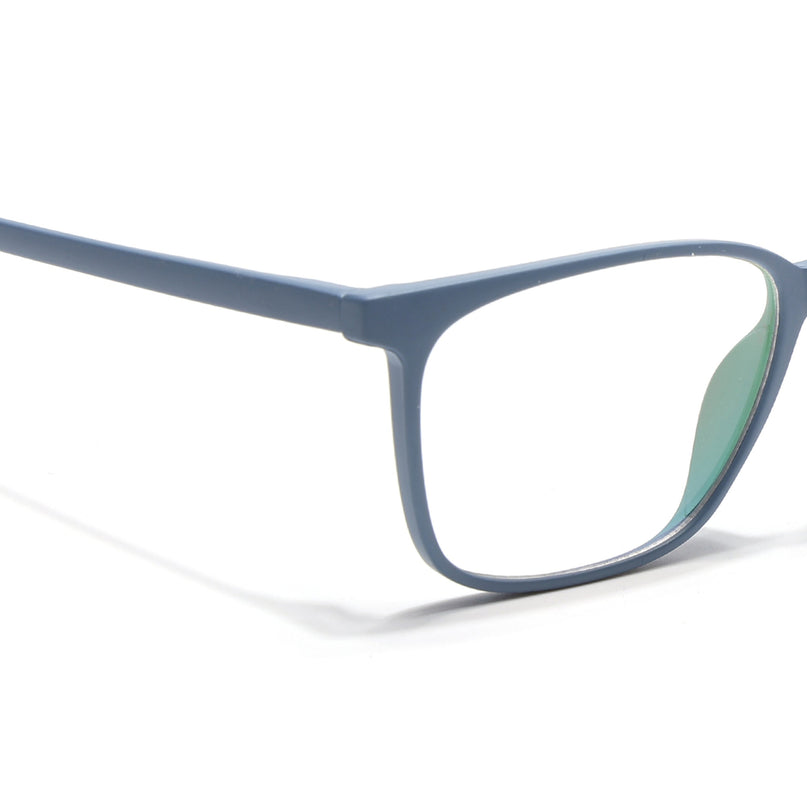 Eyejack Canment Sky Blue Square Eyeglasses for Men & Women (CM2475FCL1795-C6)