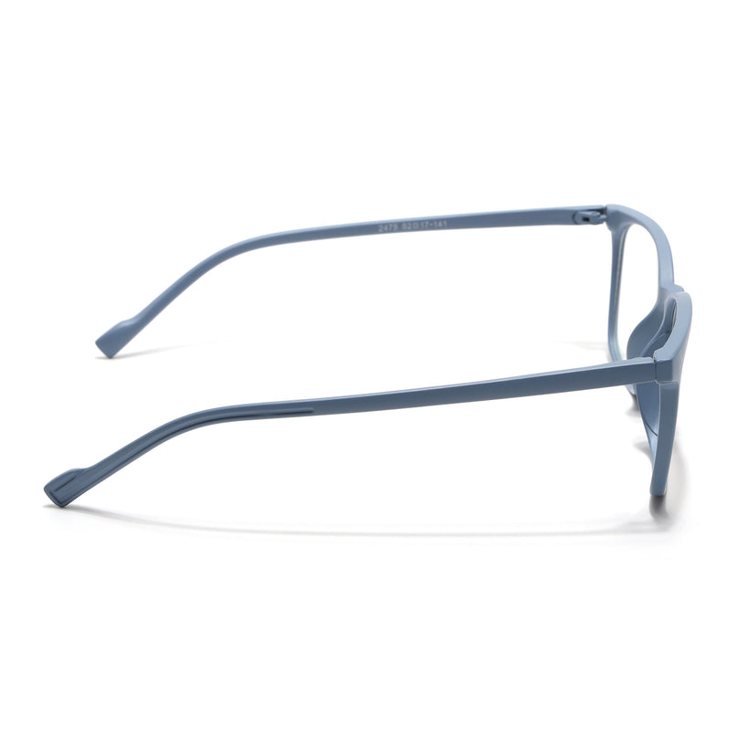 Eyejack Canment Sky Blue Square Eyeglasses for Men & Women (CM2475FCL1795-C6)