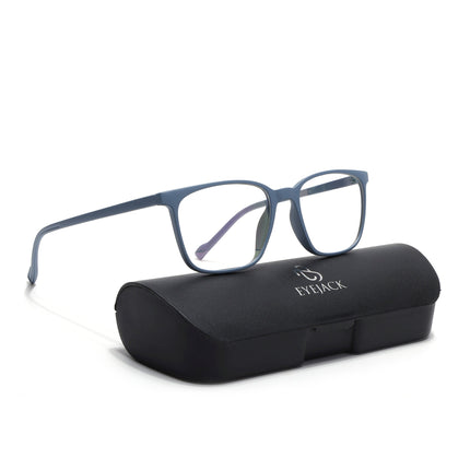 Eyejack Canment Sky Blue Square Eyeglasses for Men & Women (CM2475FCL1795-C6)