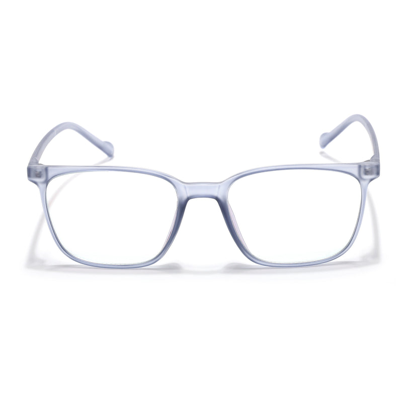 Eyejack Canment Blue Square Eyeglasses for Men & Women (CM2475FCL1796-C7)