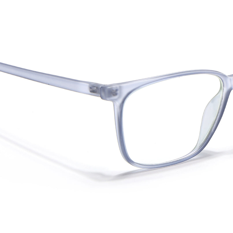 Eyejack Canment Blue Square Eyeglasses for Men & Women (CM2475FCL1796-C7)