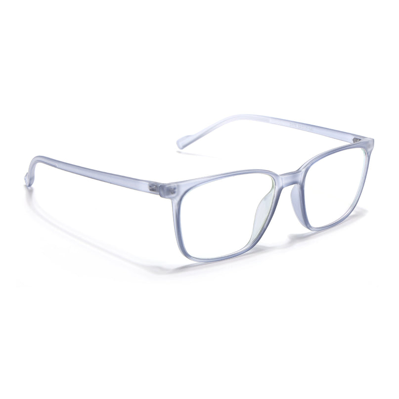 Eyejack Canment Blue Square Eyeglasses for Men & Women (CM2475FCL1796-C7)
